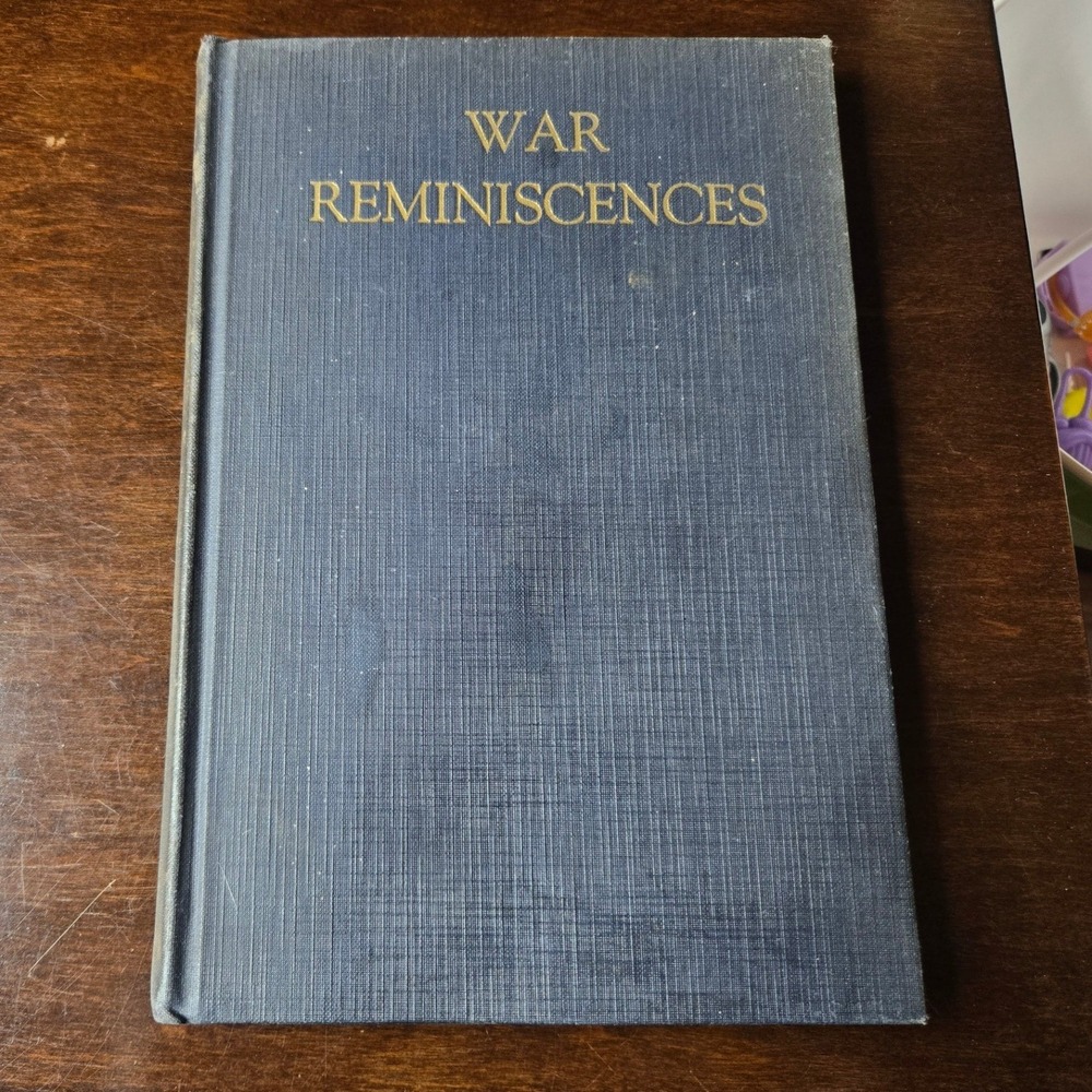 Howard Edward Baker War Reminiscences SIGNED Book 1935 WWI Poetry